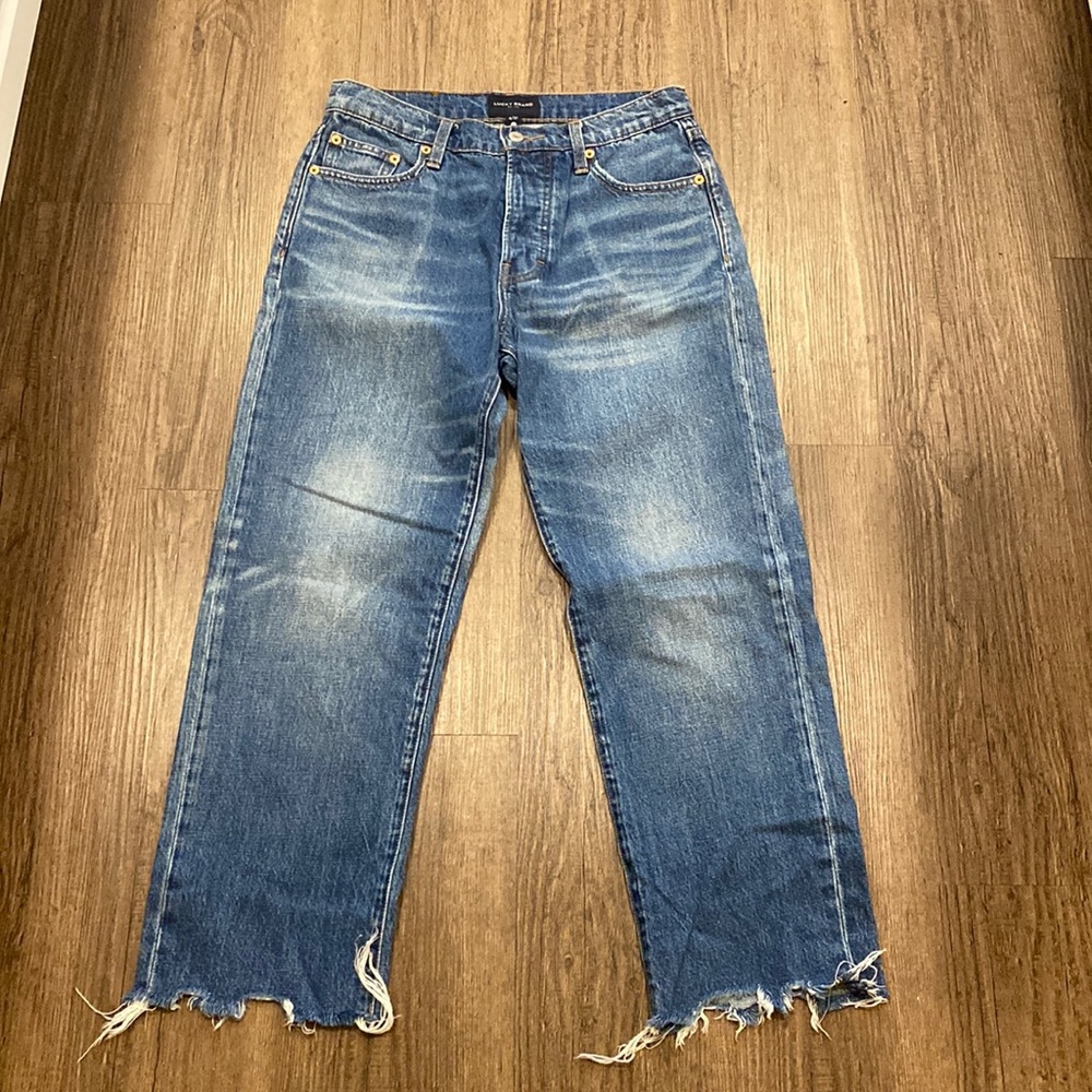 Lucky Brand 90s Loose high rise crop jeans 27/4